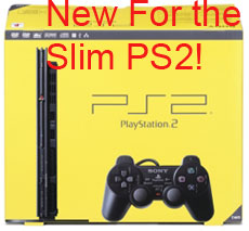 PS2 Slim Ghost Switch - Black